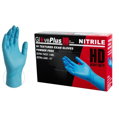 GlovePlus HD Blue Nitrile Gloves
